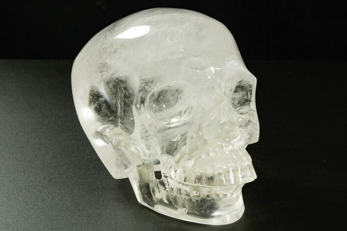 Realistic, Polished Quartz Crystal Skull - Madagascar #378602